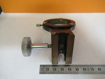 BAUSCH LOMB CONDENSER HOLDER ANTIQUE MICROSCOPE PART AS PICTURED &P2-A-79