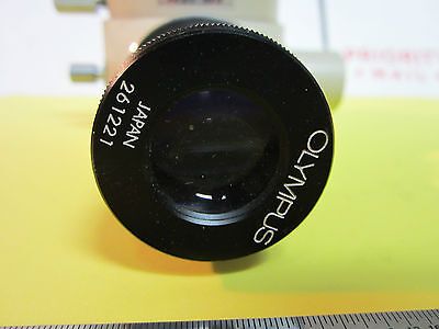 MICROSCOPE PART OLYMPUS JAPAN EYEPIECE WITH FILTERS PART AS IS BIN#2A