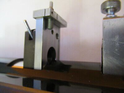 ANTIQUE BAUSCH LOMB POL TUBUS + SLIDES MICROSCOPE PART AS PICTURED &P5-A-69