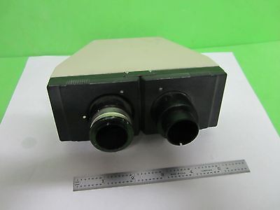 MICROSCOPE PART OLYMPUS JAPAN BINOCULAR HEAD OPTICS AS IS BIN#64-15