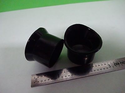 MICROSCOPE PART GUARDS FOR EYEPIECE OPTICS AS IS BIN#Y2-28