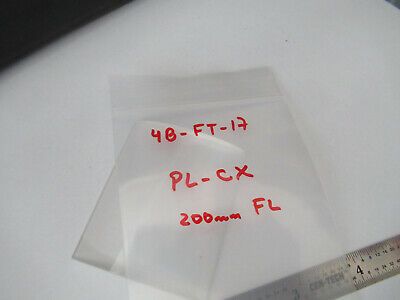 OPTICAL GLASS RECTANGULAR LENS 200mm FL LASER OPTICS AS PICTURED &4B-FT-17