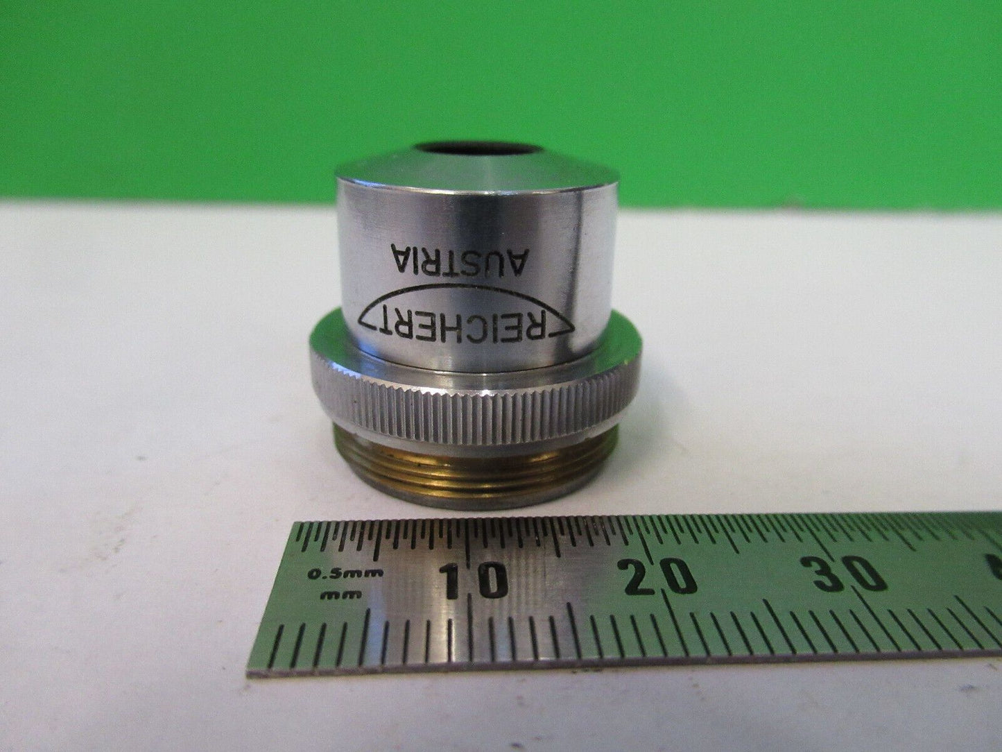 REICHERT AUSTRIA 2.5X /160 OBJECTIVE LENS MICROSCOPE PART AS PICTURED &Z6-A-87