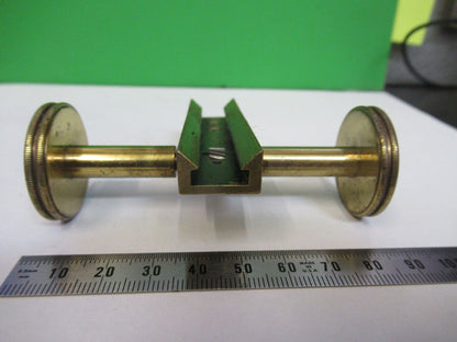 BAUSCH LOMB ANTIQUE BRASS TUBUS HOLDER MICROSCOPE PART AS PICTURED #W5-B-12