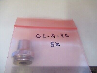 ROLYN JAPAN OBJECTIVE LENS 5X MICROSCOPE PART OPTICS AS PICTURED &G1-A-70