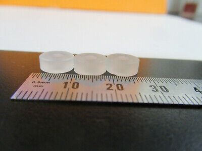 OPTICAL HP LOT 3 EA FUSED SILICA DONUTS LASER OPTICS AS PICTURED &P6-A-77