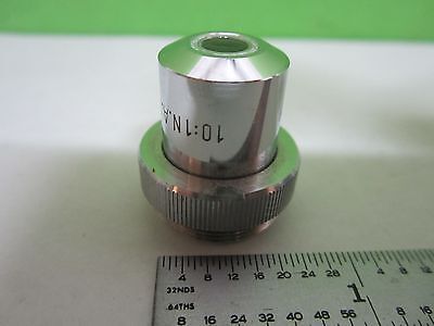 MICROSCOPE PART OBJECTIVE ROLYN GERMANY 10X OPTICS AS IS BIN#T5-22