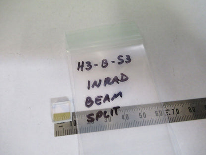 OPTICAL MINI GLASS BEAM SPLITTER INRAD PRISM OPTICS AS PICTURED &H3-B-53