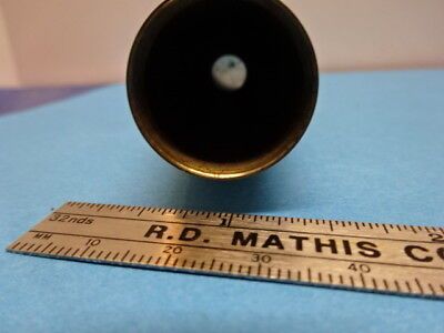 ANTIQUE VERY RARE BRASS CARL ZEISS EYEPIECE OCULAR MICROSCOPE PART AS IS #90-15