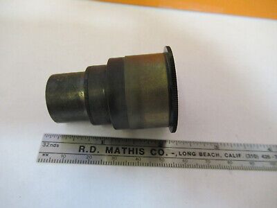 ANTIQUE BAUSCH LOMB AMPLIPLAN LOW LENS MICROSCOPE PART AS PICTURED &P5-A-62