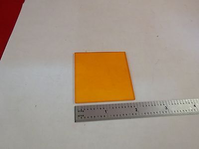 ORANGE GLASS FILTER PART OPTICS &C6-A-19