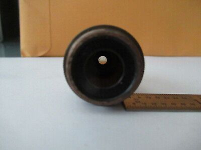 ANTIQUE BRASS BECK LONDON OBJECTIVE LENS MICROSCOPE PART AS PICTURED #F3-A-13