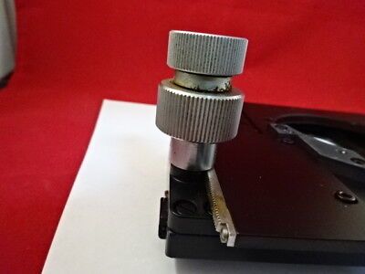 WILD HEERBRUGG SWISS M20 STAGE TABLE SPECIMEN WORKS FINE MICROSCOPE PART 90-B-39