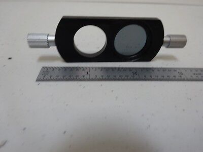 FOR PARTS MICROSCOPE PART POLARIZER SLIDE OPTICS AS IS BIN#N6-76