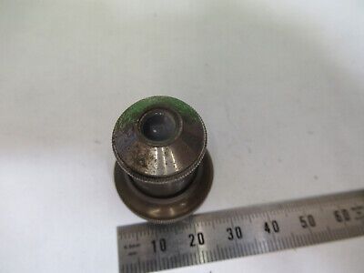 ANTIQUE BRASS BAUSCH LOMB OBJECTIVE MICROSCOPE PART OPTICS AS PICTURED &z9-a-110