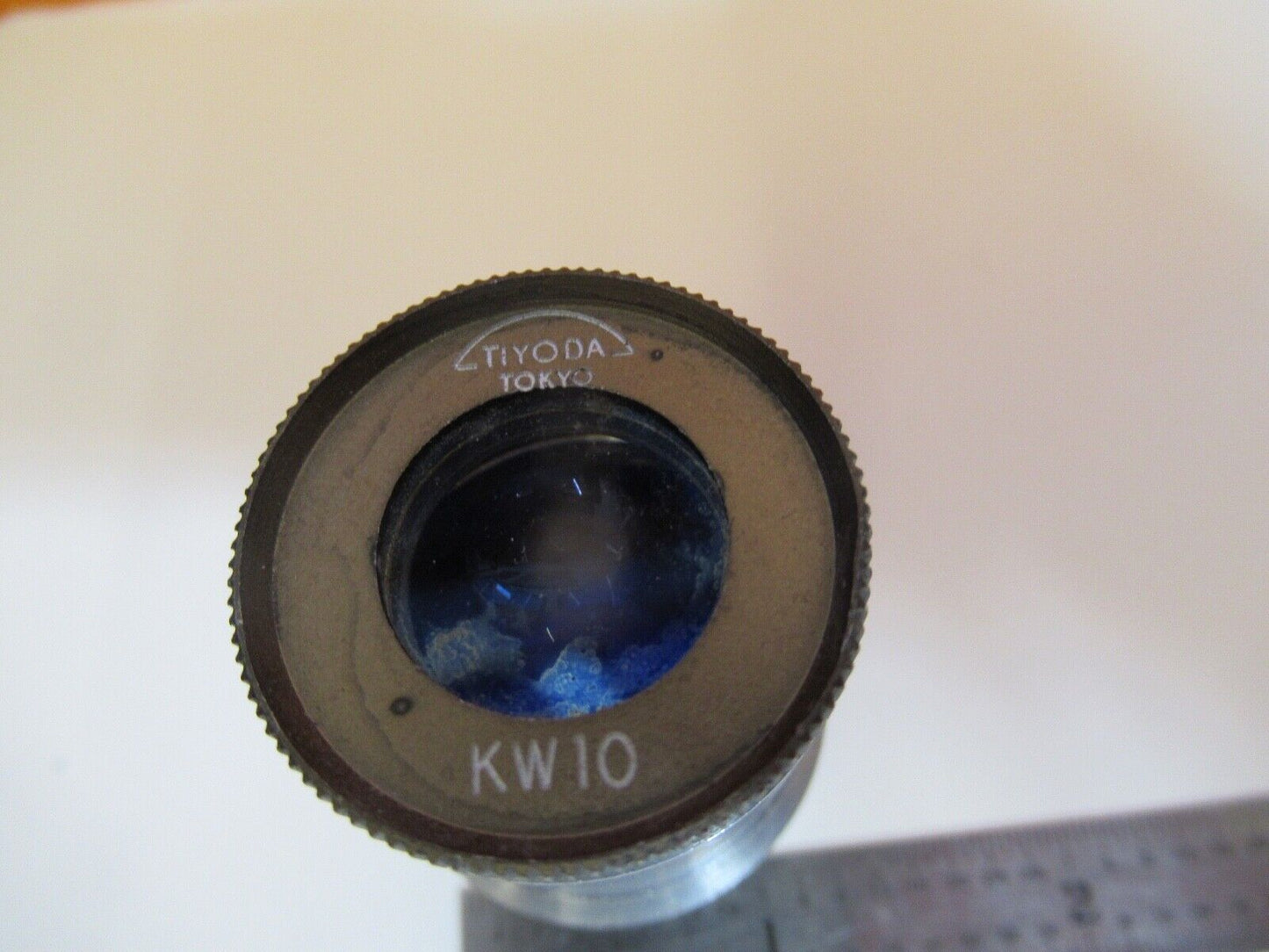 TIYODA TOKYO KW10 EYEPIECE OPTICS MICROSCOPE PART AS PICTURED &A4-A-10