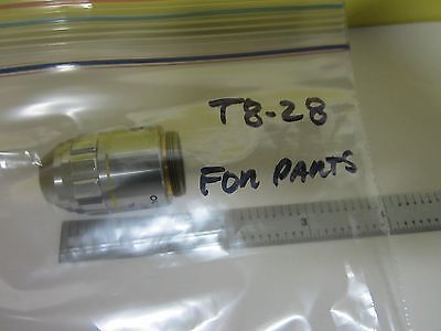 FOR PARTS MICROSCOPE OLYMPUS OBJECTIVE MSPLAN 10X IC OPTICS AS IS BN#T8-28