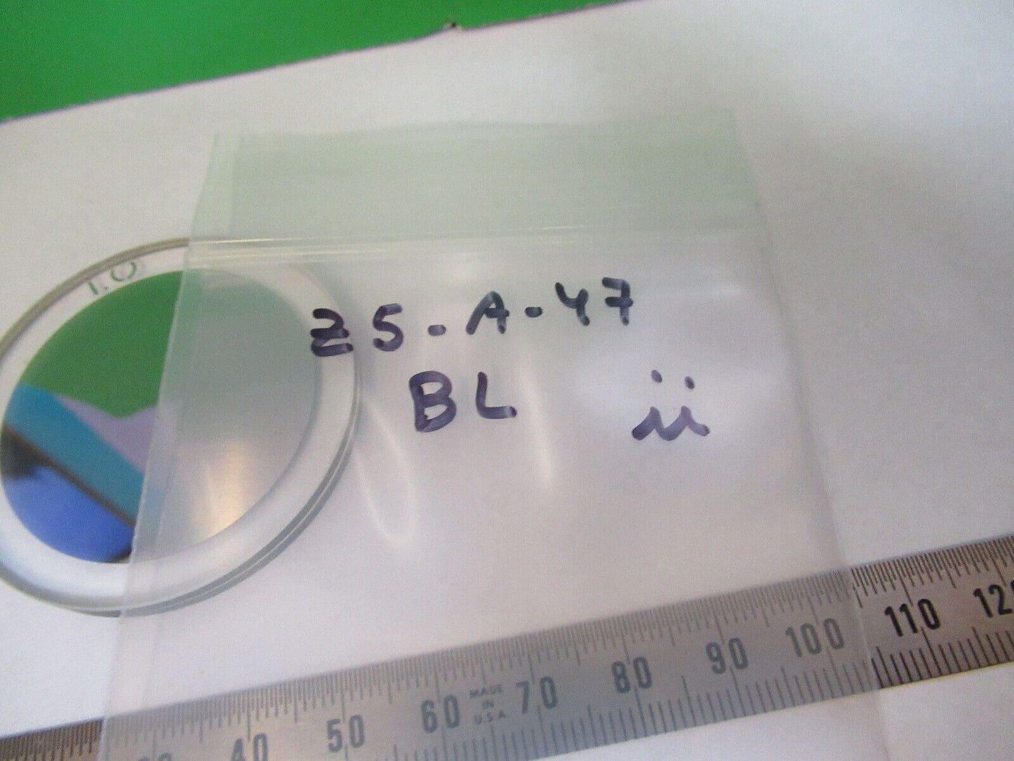 OPTICAL BAUSCH LOMB 1.0 NEUTRAL DENSITY FILTER OPTICS AS PICTURED &Z5-A-47