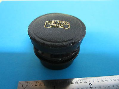 RARE MICROSCOPE OBJECTIVE LENS CARL ZEISS JENA GERMANY PLANAR 4.5X 7.5cm OPTICS