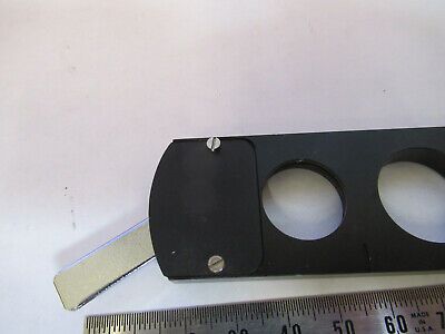 FOR PARTS GENERIC SLIDE POL EMPTY ROTATES MICROSCOPE PART AS PICTURED &B3-B-29