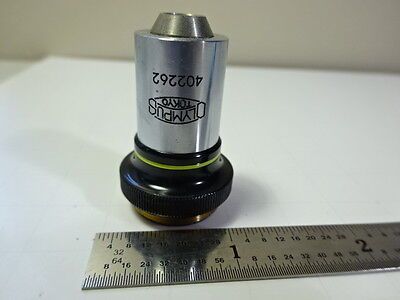 MICROSCOPE PART OBJECTIVE OLYMPUS JAPAN C20 OPTICS AS IS B#AE-71