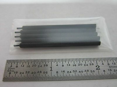 EVAPORATION REDUCED CARBON RODS from DENTON VACUUM LOT OF 5 PIECES Q1-x3