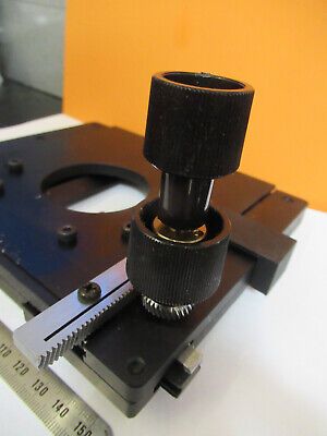 FOR PARTS MEIJI JAPAN XY STAGE TABLE MICROSCOPE PART AS PICTURED 4B-FT-12