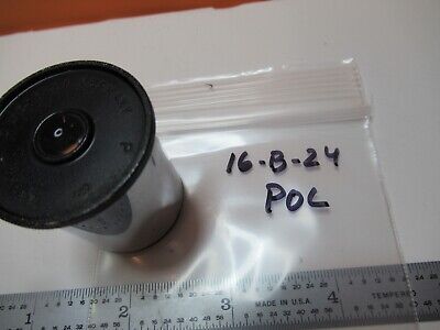 LEITZ WETZLAR POL EYEPIECE OCULAR OPTICS MICROSCOPE PART AS PICTURED &16-B-24