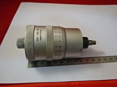 MITUTOYO HUGE MICROMETER SCREW POSITIONING MEASURE MICROSCOPE PART AS IS &99-06