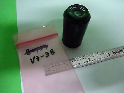 OPTICAL MICRO LENS 25 mm OPTICS AS IS BIN#V7-38