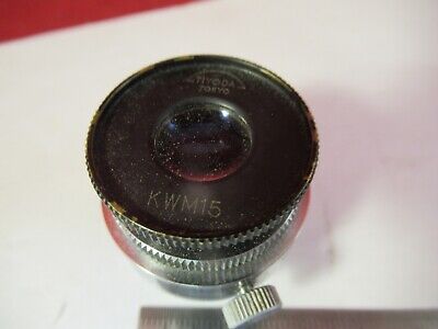 TIYODA JAPAN EYEPIECE OCULAR KWM15 OPTICS MICROSCOPE PART AS PICTURED &95-B-32