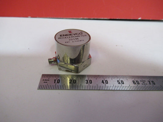 ACCELEROMETER ENDEVCO MEGGITT 2219E  100 pC/g VIBRATION SENSOR AS PIC F8-C-29