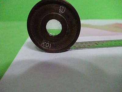 MICROSCOPE PART VINTAGE EYEPIECE 10X OPTICS AS IS BIN#V7-39