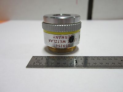 MICROSCOPE OPTICAL PART OBJECTIVE LEITZ GERMANY 10X INFINITY OPTICS BIN#8Z-84