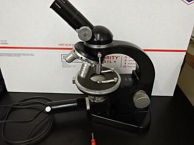 MICROSCOPE POLARIZING POL LEITZ WETZLAR GERMANY BERTRAND OPTICS AS IS B#top