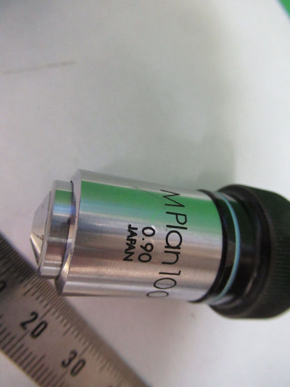 OLYMPUS JAPAN MPLAN 100X OBJECTIVE LENS MICROSCOPE PART AS PIC &R2-B-37