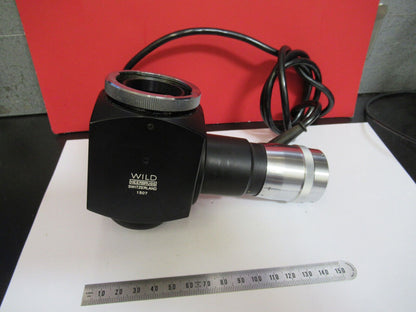 WILD HEERBRUGG SWISS M20 CAMERA PHOTO HEAD ADAPTER MICROSCOPE PART OPTICS Q2-73