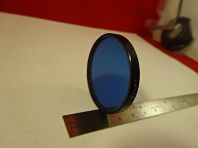 OPTICAL FILTER SPIRALITE COATED 80A BLUE OPTICS AS IS &AV-A-03