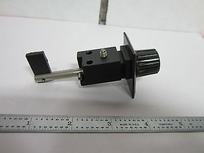 OPTICAL FIXTURE SHUTTER + KNOB LASER OPTICS AS IS BIN#J8-13