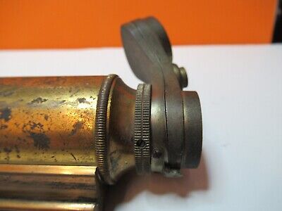 ANTIQUE BAUSCH LOMB TUBUS NOSE BRASS 1890's MICROSCOPE PART AS PICTURED &17-A-62