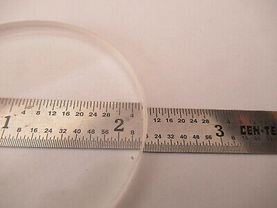 OPTICAL FLAT FUSED SILICA 2.25" DIAMETER LASER OPTICS AS PICTURED &F5-A-02