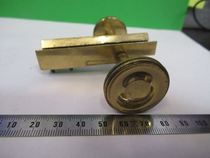 BAUSCH LOMB ANTIQUE BRASS TUBUS HOLDER MICROSCOPE PART AS PICTURED #W5-B-12