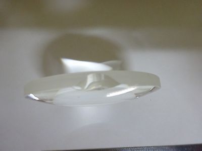 OPTICAL LARGE bi CONVEX LENS [chipped edge] LASER OPTICS AS IS BIN#X5-30