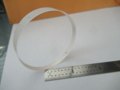 OPTICAL FLAT FUSED SILICA 2" DIAMETER LASER OPTICS AS PICTURED &F5-A-03