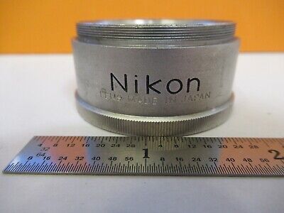 NIKON JAPAN A.L.5 STEREO OBJECTIVE MICROSCOPE PART OPTICS AS PICTURED &85-B-75