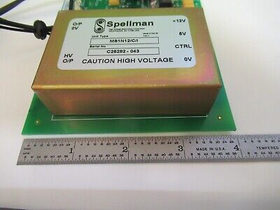 SPELLMAN HIGH VOLTAGE POWER SUPPLY for HAMAMATSU PHOTOMULTIPLIER PIC &79-A-21