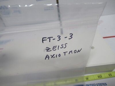 ZEISS AXIOTRON GERMANY 452845 TOP MICROSCOPE PART AS PICTURED #FT-3-3