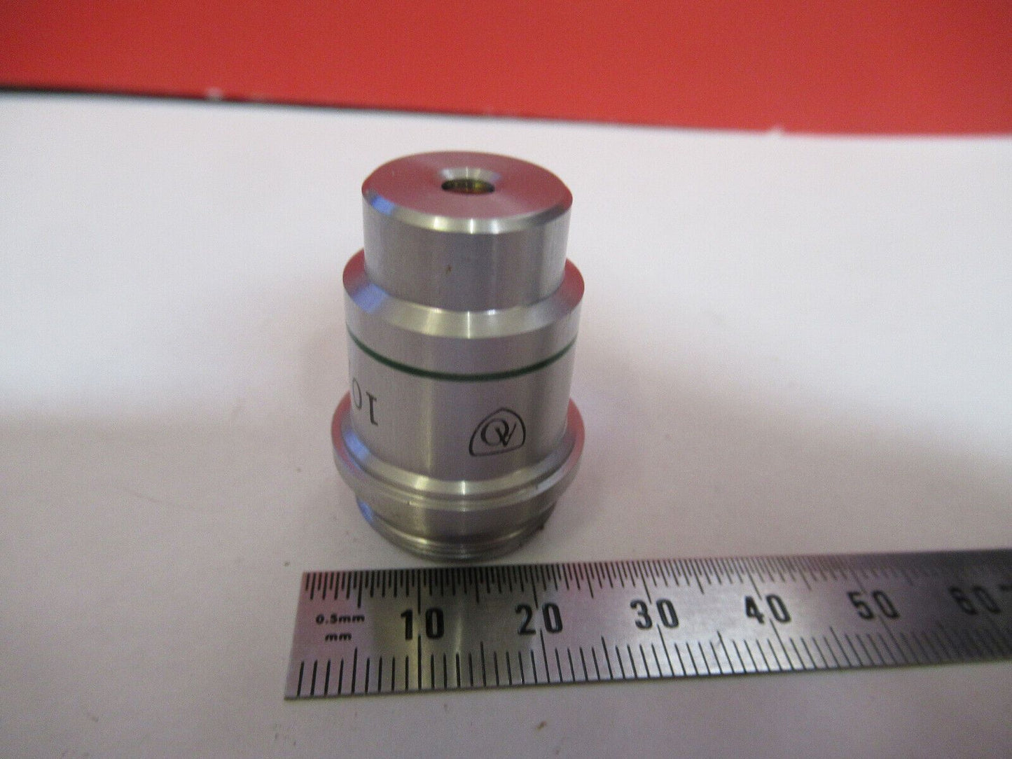 AMERICAN OPTICS AO OBJECTIVE 10X OPTICS  MICROSCOPE PART AS PICTURED S9-A-14