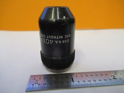 BAUSCH LOMB OBJECTIVE 40X /215mm OPTICS MICROSCOPE PART AS PICTURED &G1-A-58