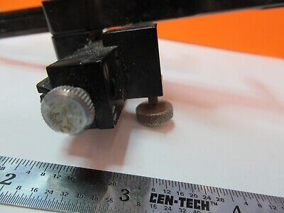 ANTIQUE BAUSCH LOMB STAGE CLIPS MICROMETER XY MICROSCOPE AS PICTURED &7B-B-67